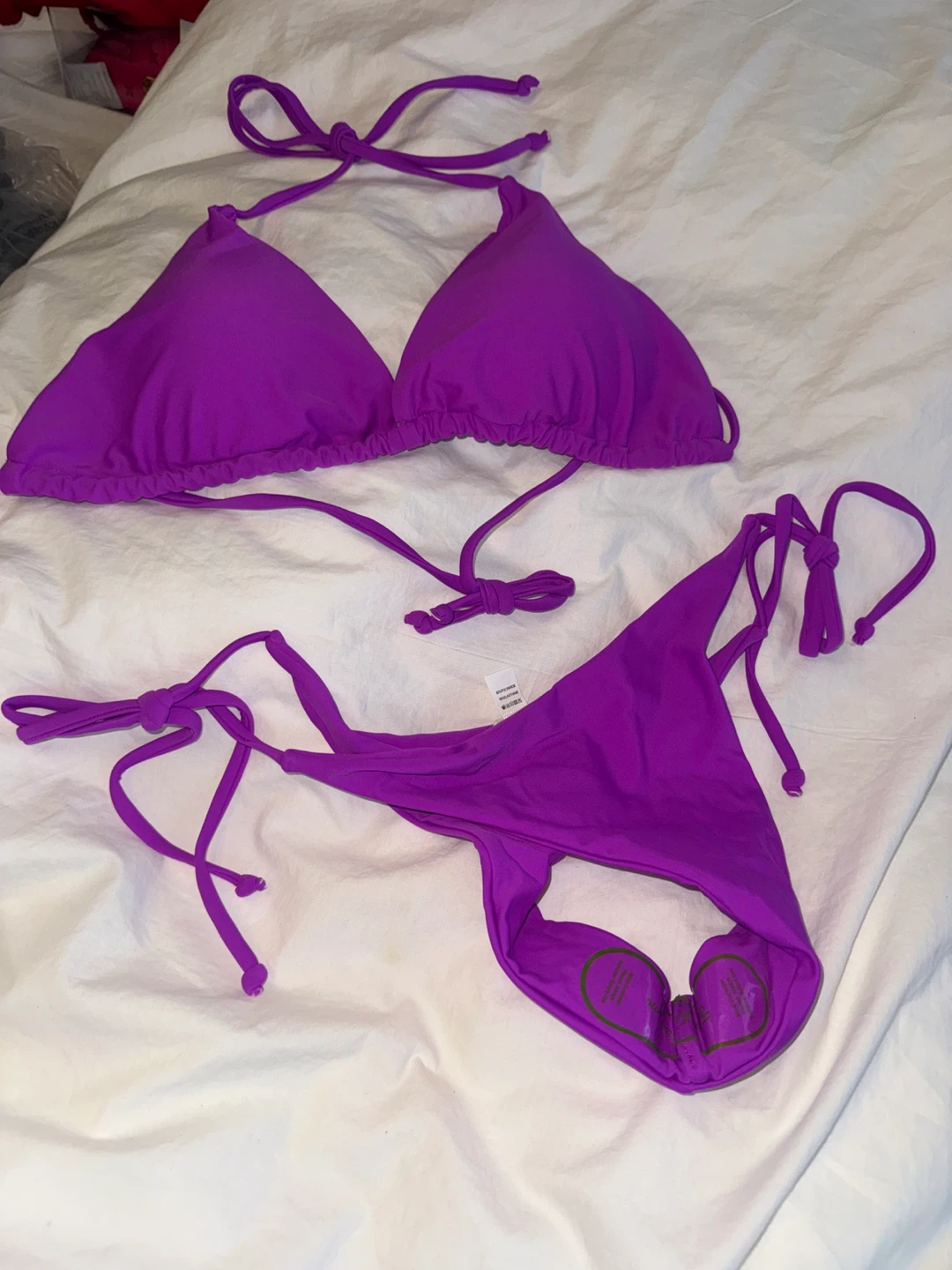 Purple String Bikini - photo 3