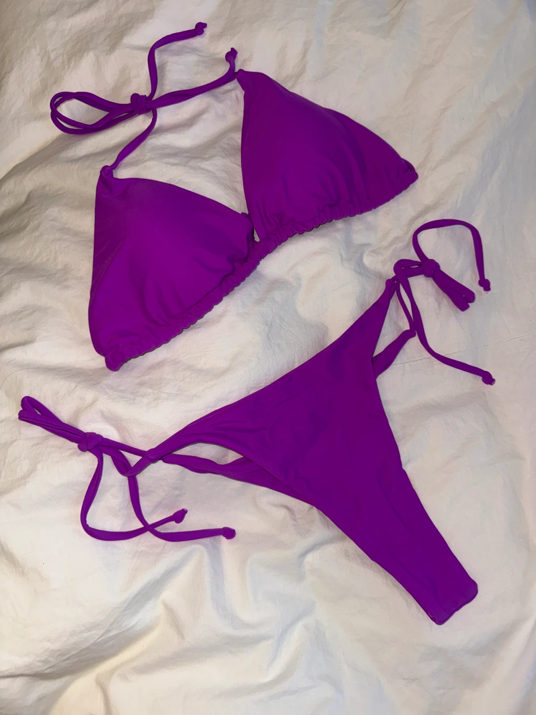 Purple String Bikini