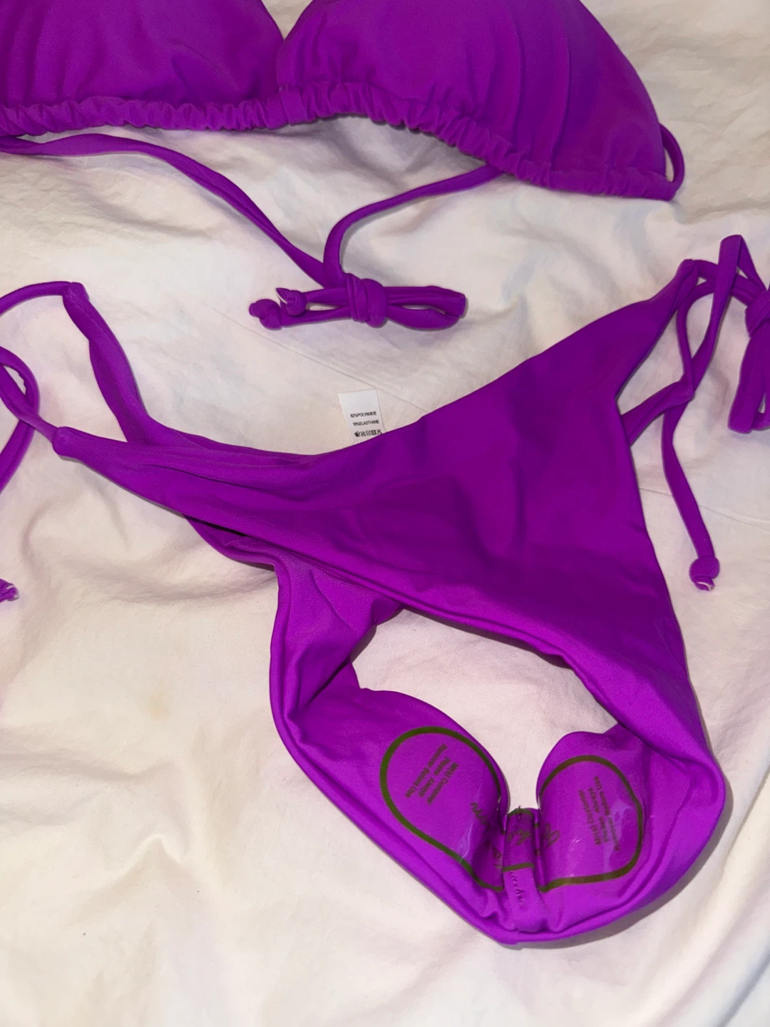 Purple String Bikini - photo 4