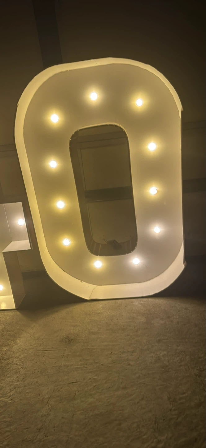 Light-up "40" Marquee Numbers - photo 4