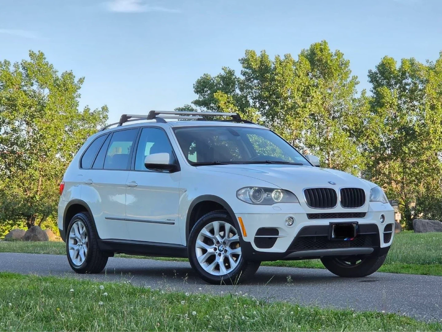 White BMW X5 SUV xdrive 35i premium - photo 3