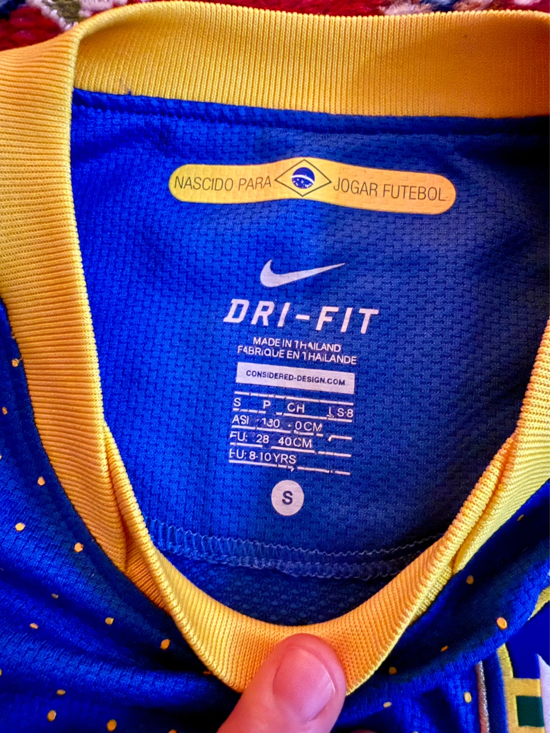 Brazil Nike Soccer Jersey Youth Small 8-10 Years / Women’s XS - photo 3