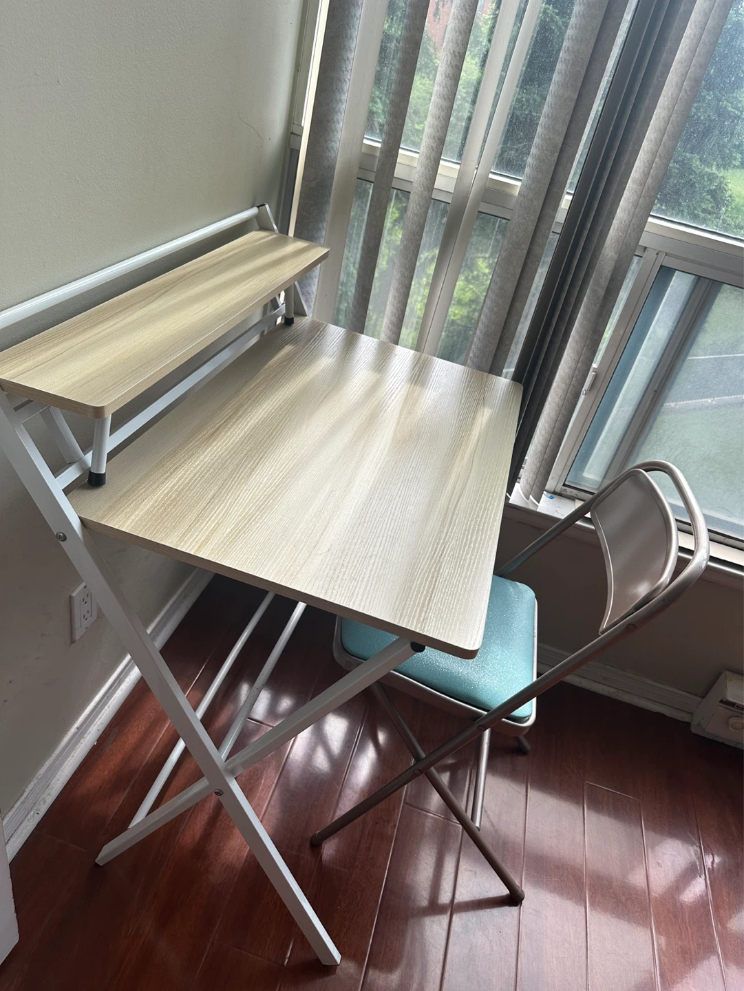 Folding Desk and Chair Set - photo 3