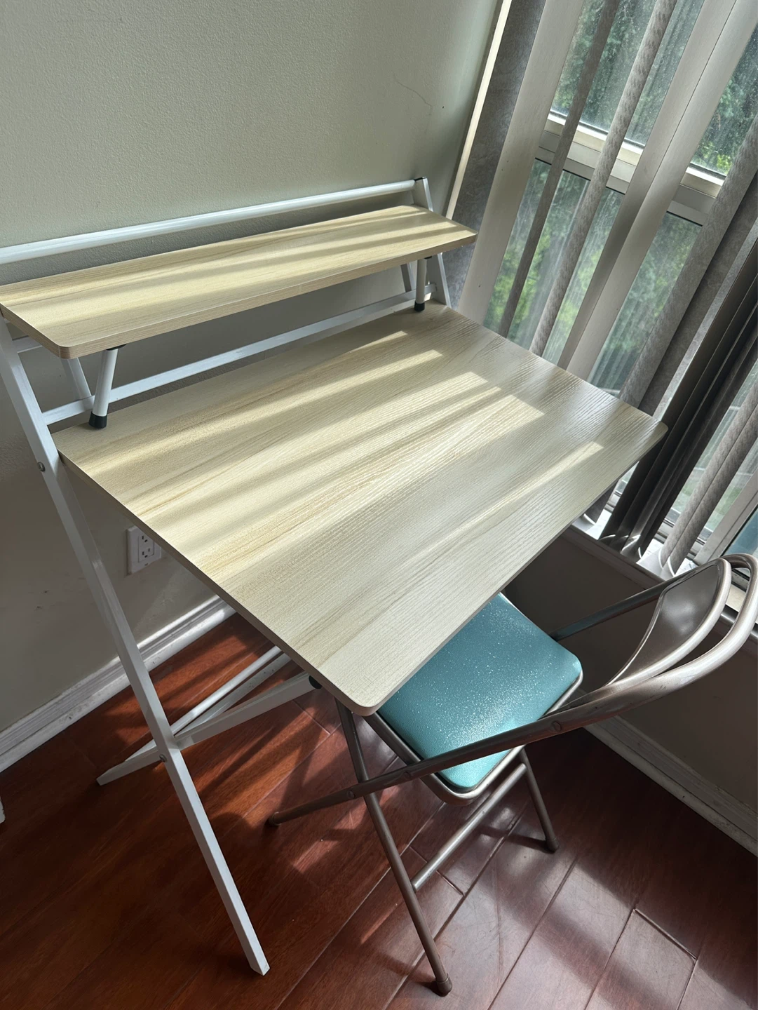 Folding Desk and Chair Set