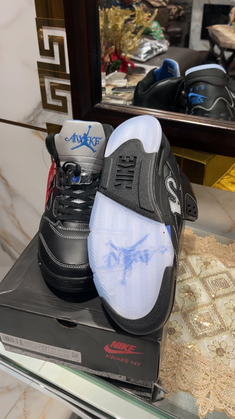 🔥👟 AWAKE NY x AIR JORDAN 5 “BLACK RACER BLUE” 👟🔥 - photo 5