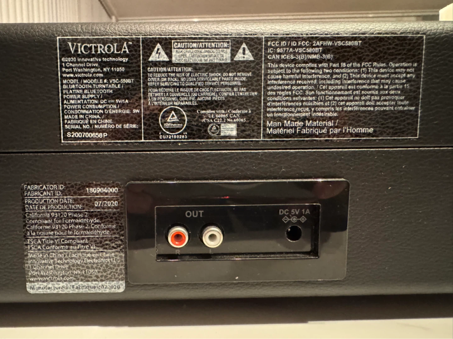 Classic Victrola portable turntable - photo 3