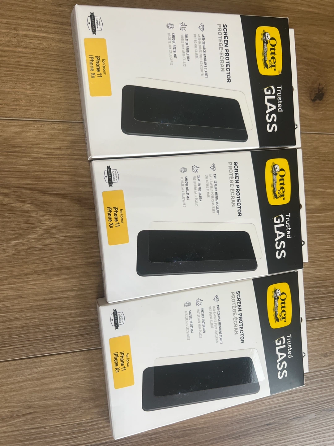 3 iPhone 11 Screen Protectors – Brand New / Sealed