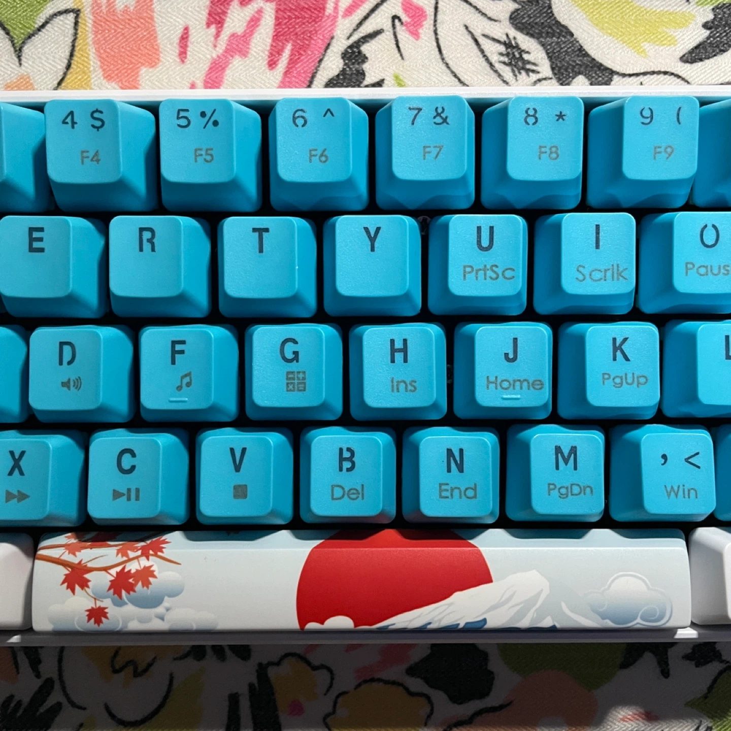 Surmen GS61 60% Gaming Keyboard - White - photo 3