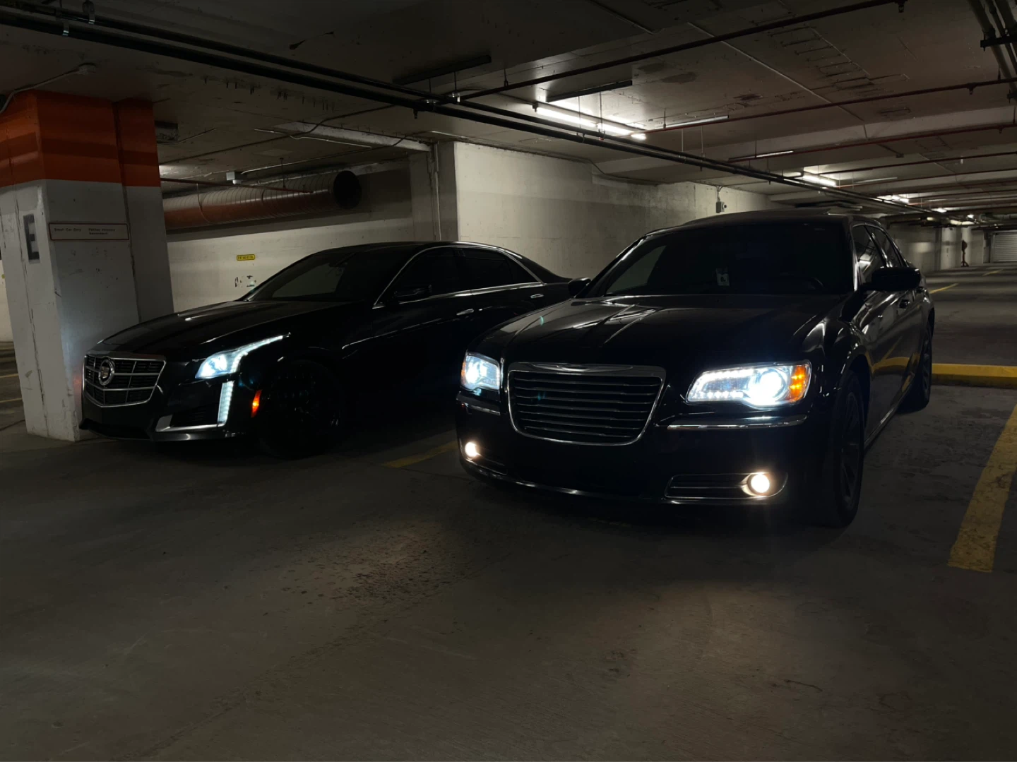 Black Chrysler 300 Sedan