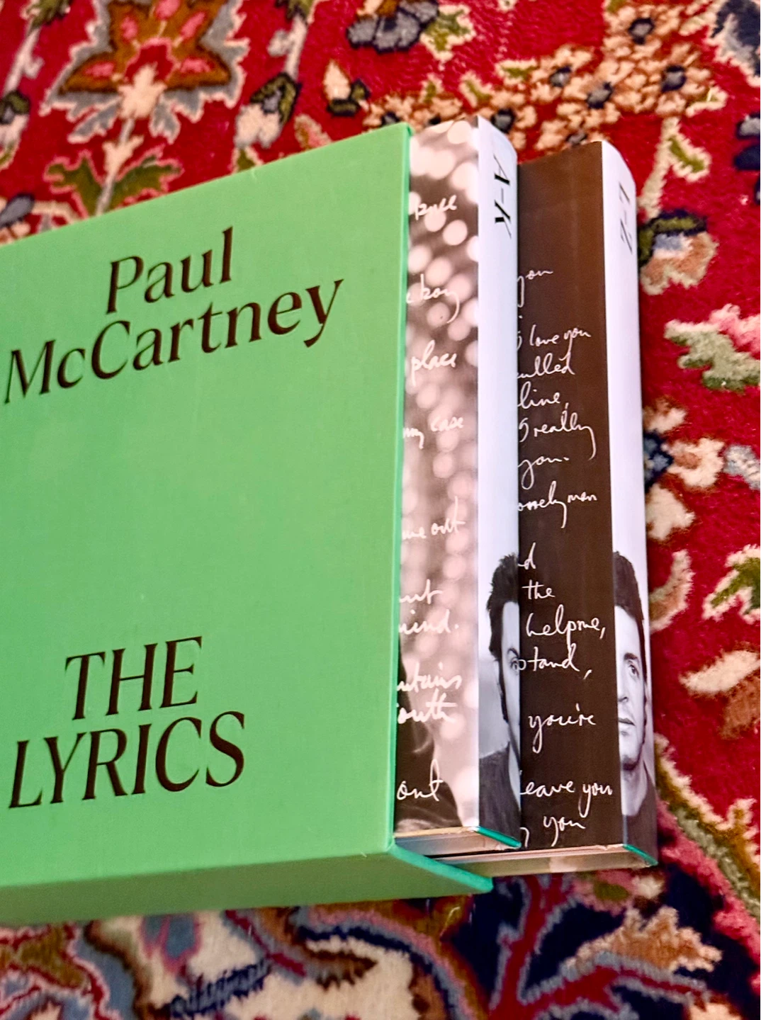 Paul McCartney The Lyrics Hardcover Book Box Set