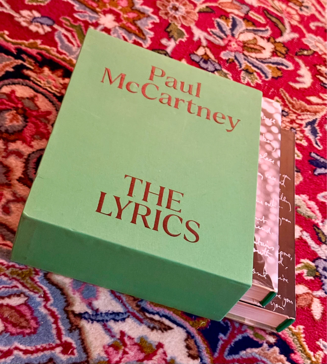 Paul McCartney The Lyrics Hardcover Book Box Set - photo 3