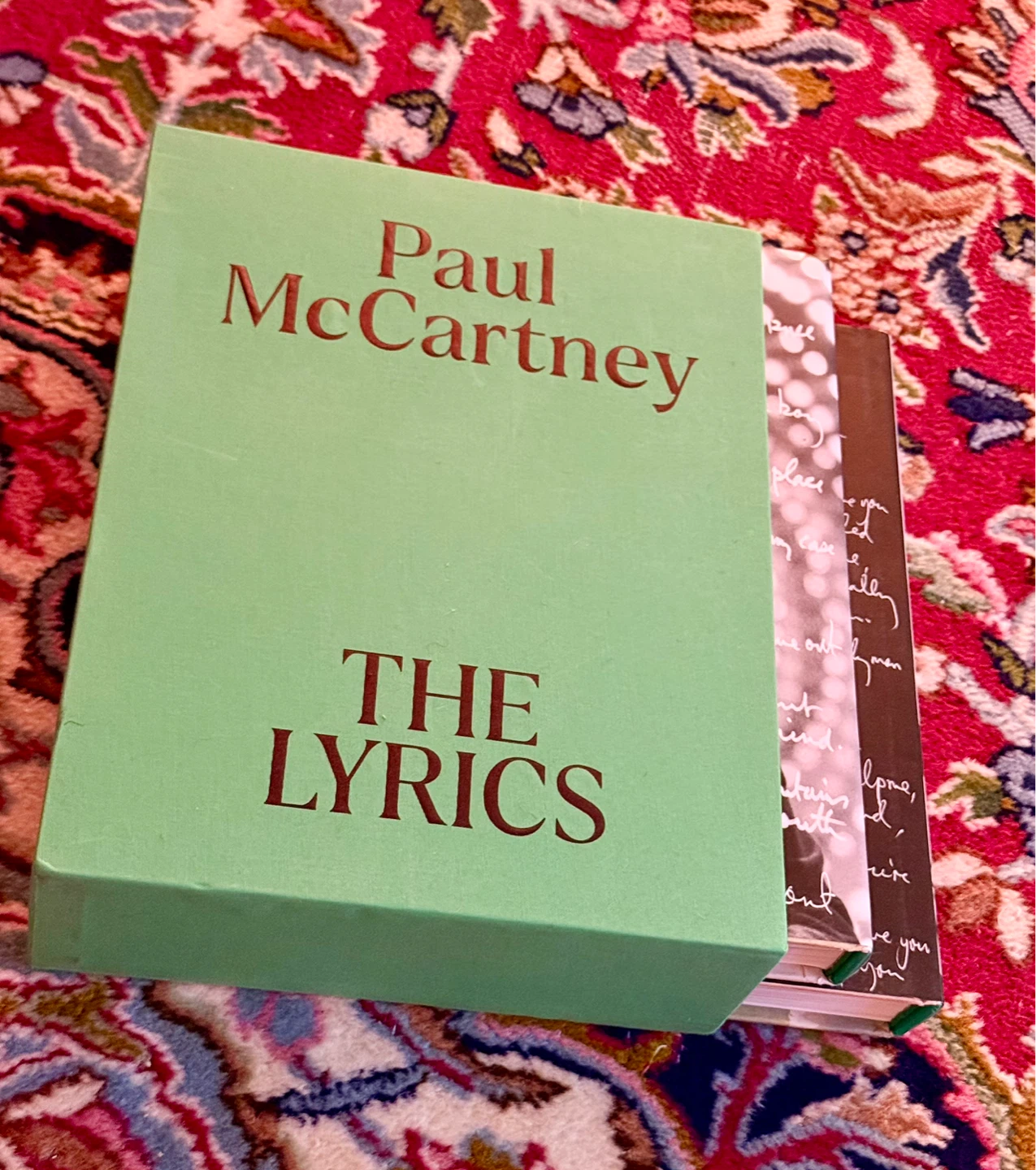 Paul McCartney The Lyrics Hardcover Book Box Set - photo 2