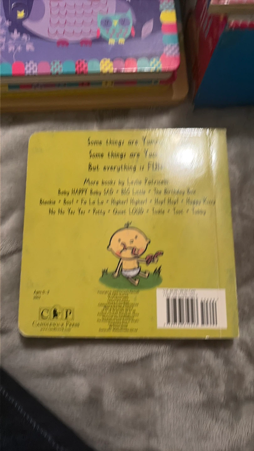 Yummy Yucky Board Book by Leslie Patricelli - photo 2