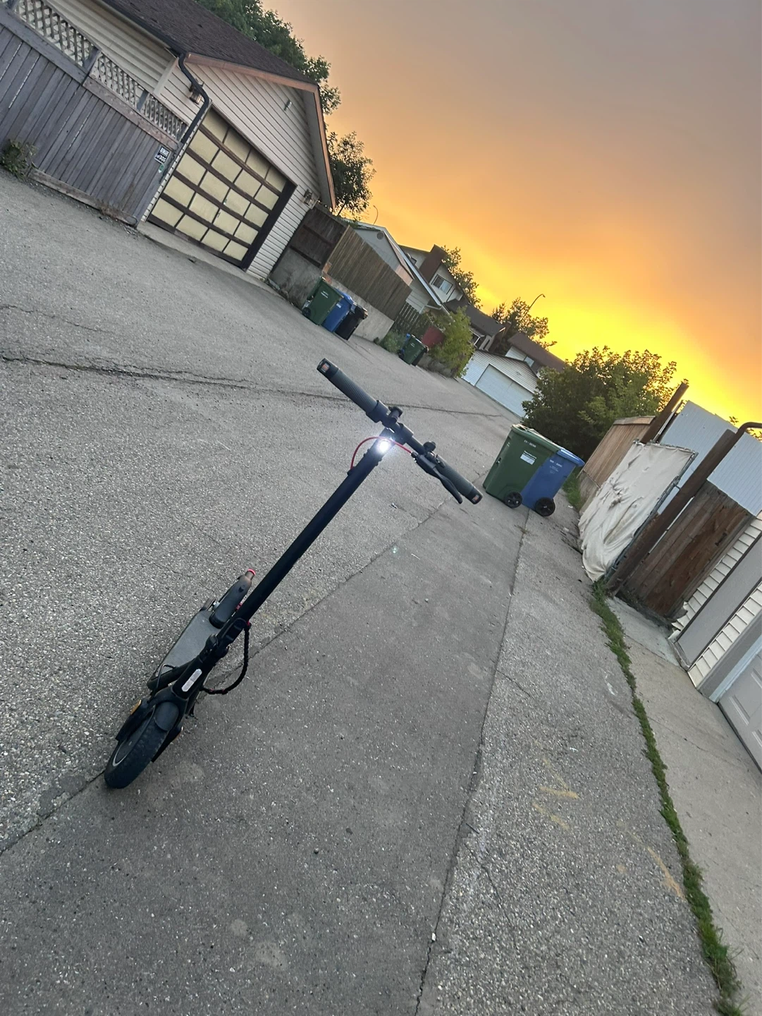 Black Electric Scooter