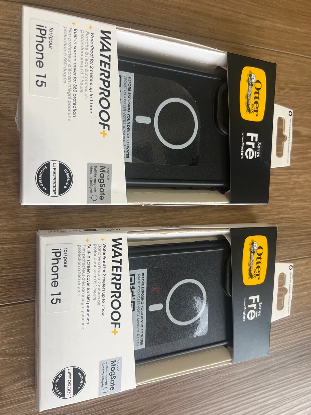 2 iPhone 15 Waterproof Cases – Brand New