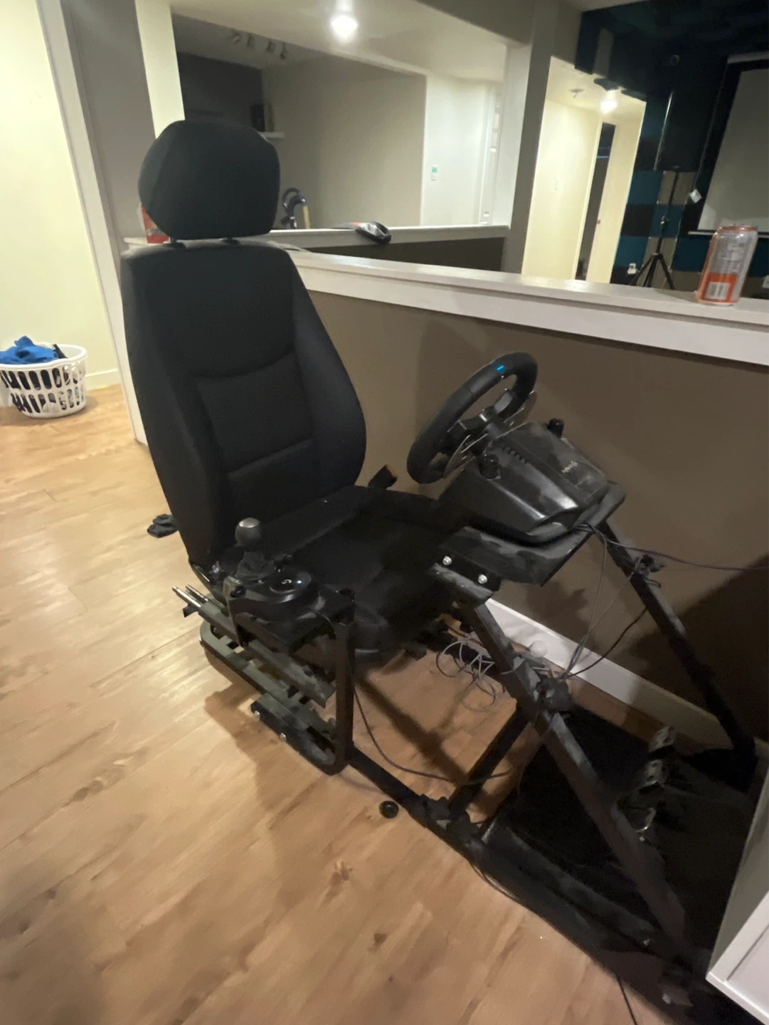 Logitech G Gaming Wheel and Racing Seat