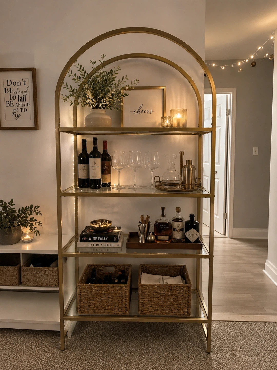 Gold Arch Bookshelf/Display Shelf - photo 2