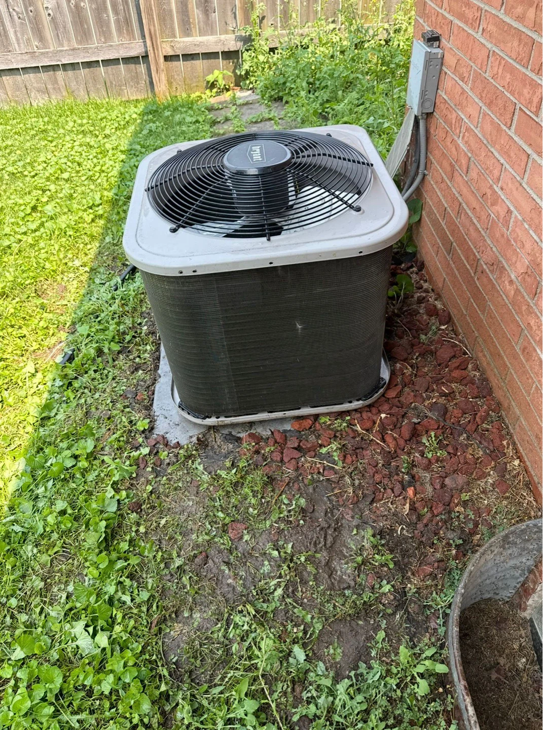 Cleaning Trane Air Conditioner Unit - photo 3