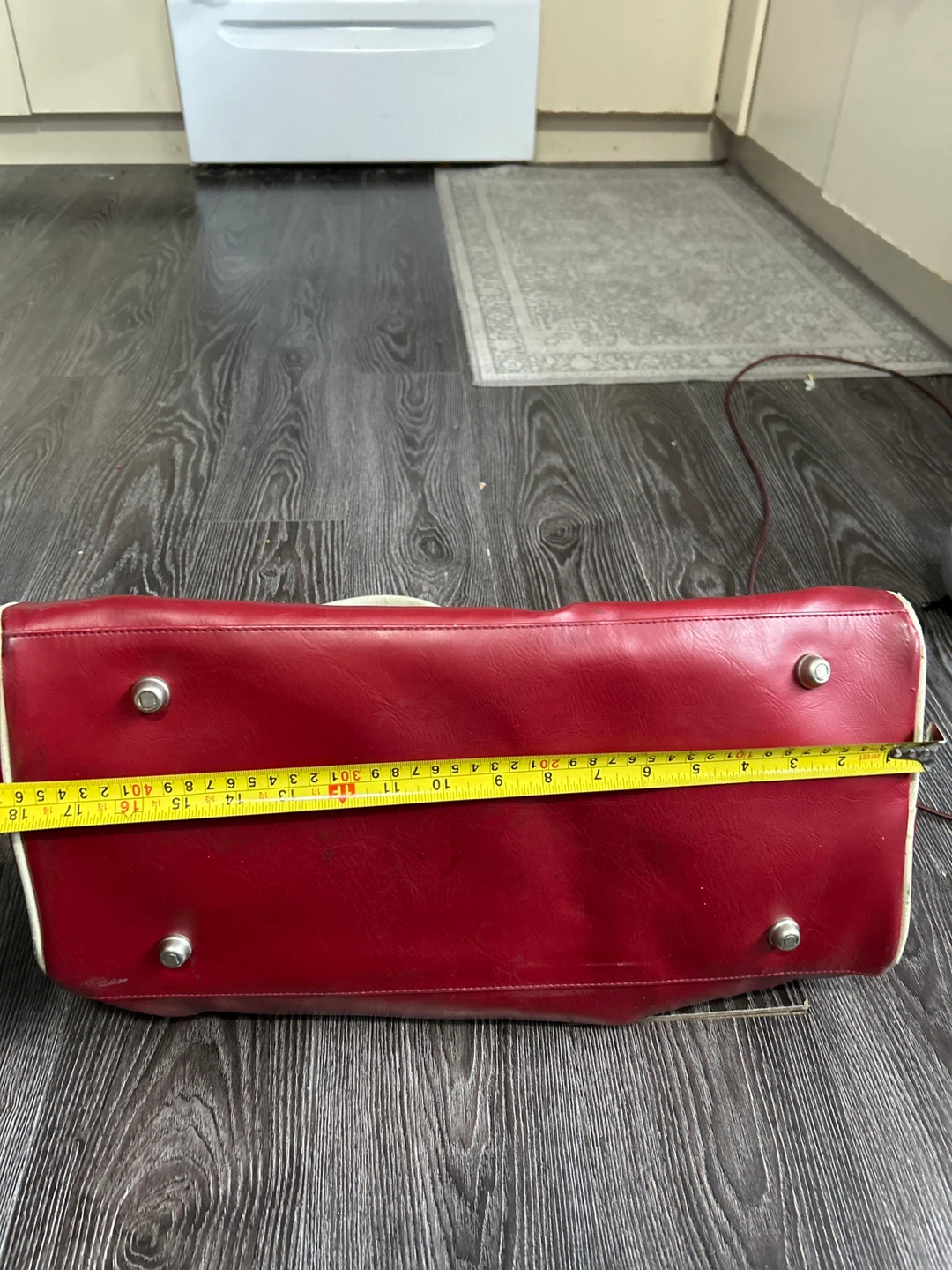 Roots Red & Cream Duffel Bag - photo 3
