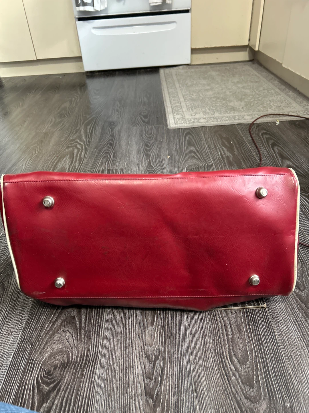 Roots Red & Cream Duffel Bag - photo 2