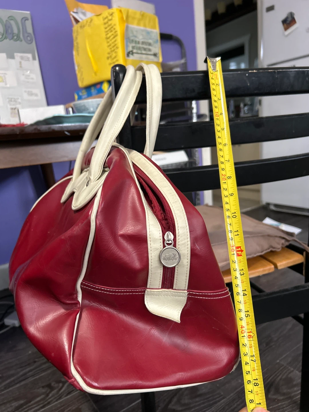 Roots Red & Cream Duffel Bag - photo 4