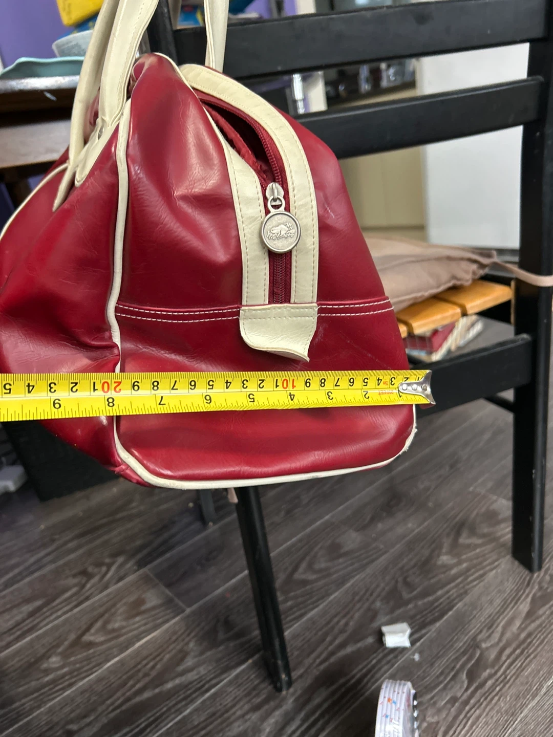 Roots Red & Cream Duffel Bag - photo 5