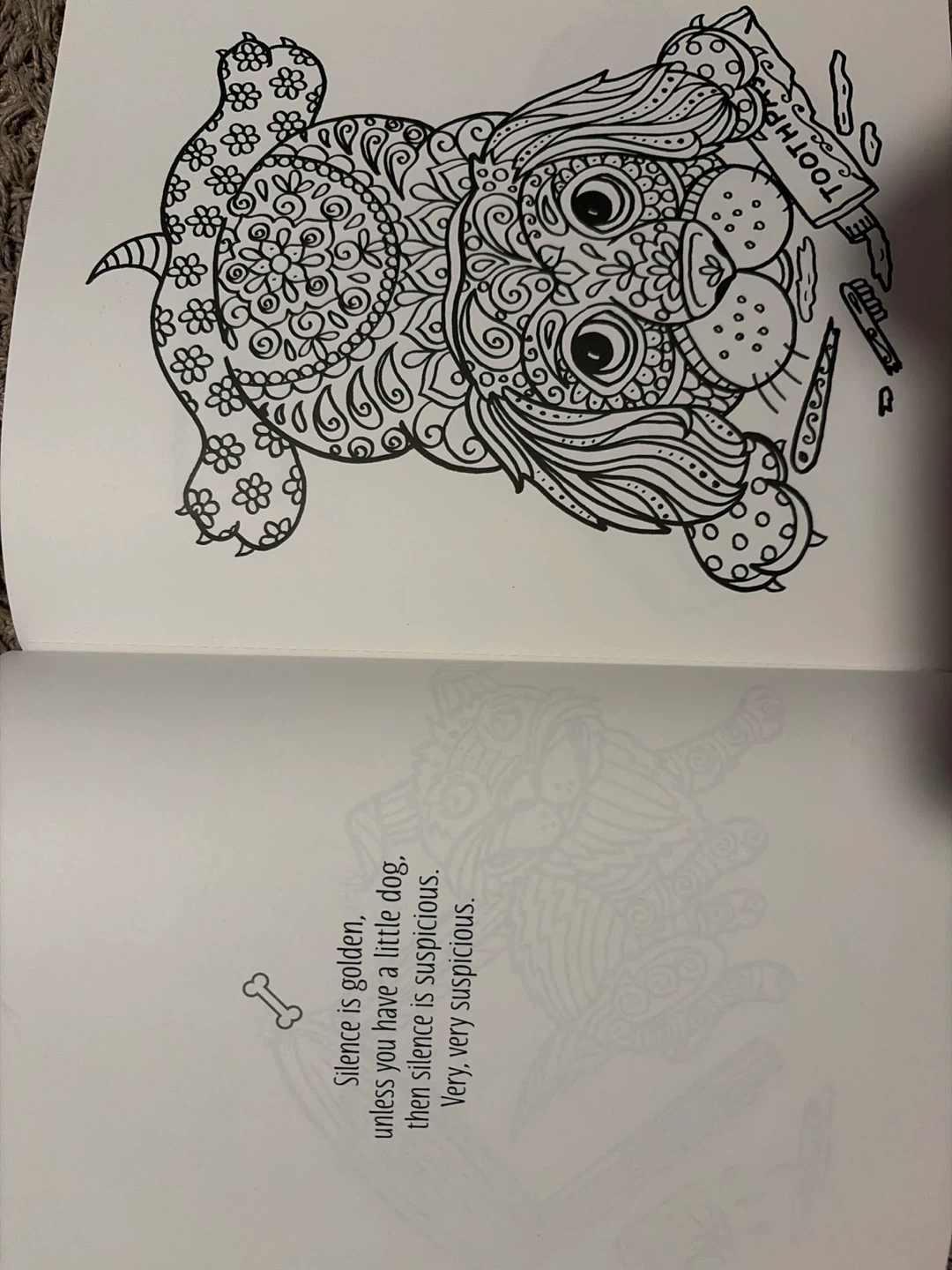 Zendoodle Coloring Book - Bad Dog! - photo 3