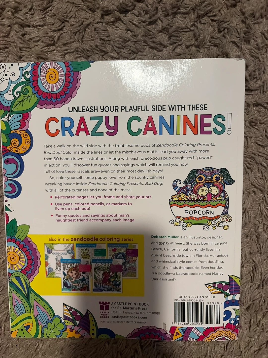 Zendoodle Coloring Book - Bad Dog! - photo 2