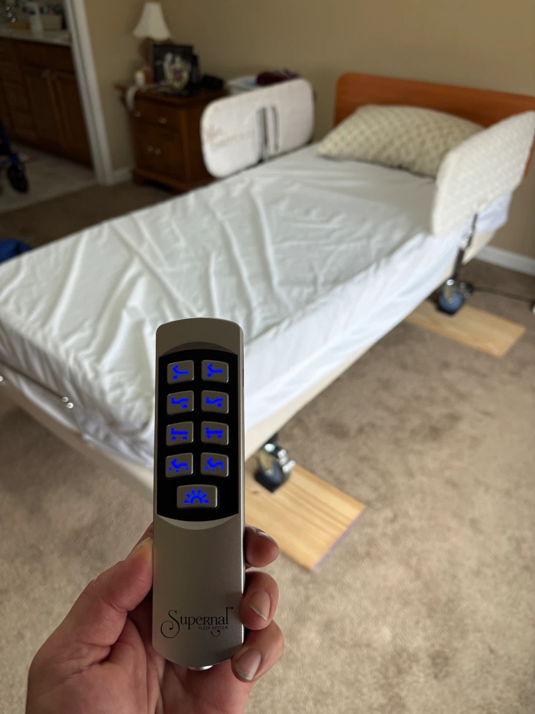 Supernal Hospital Bed with Remote