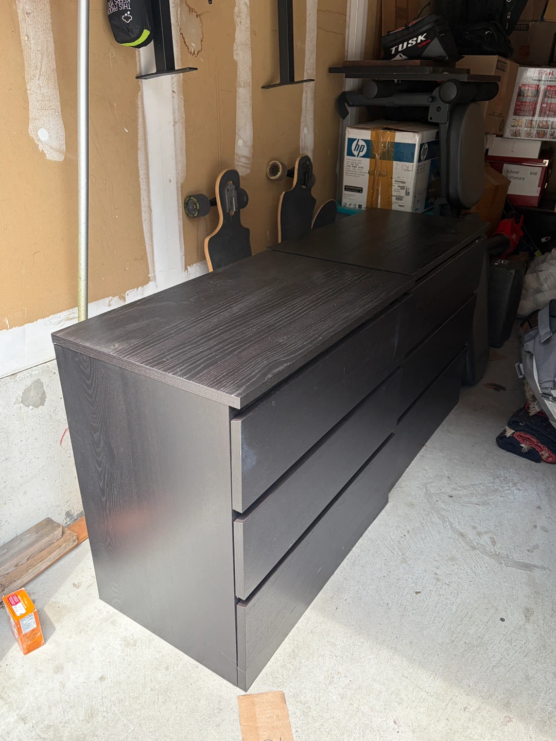 IKEA Malm 3-Drawer Chest - Dark Brown - photo 4