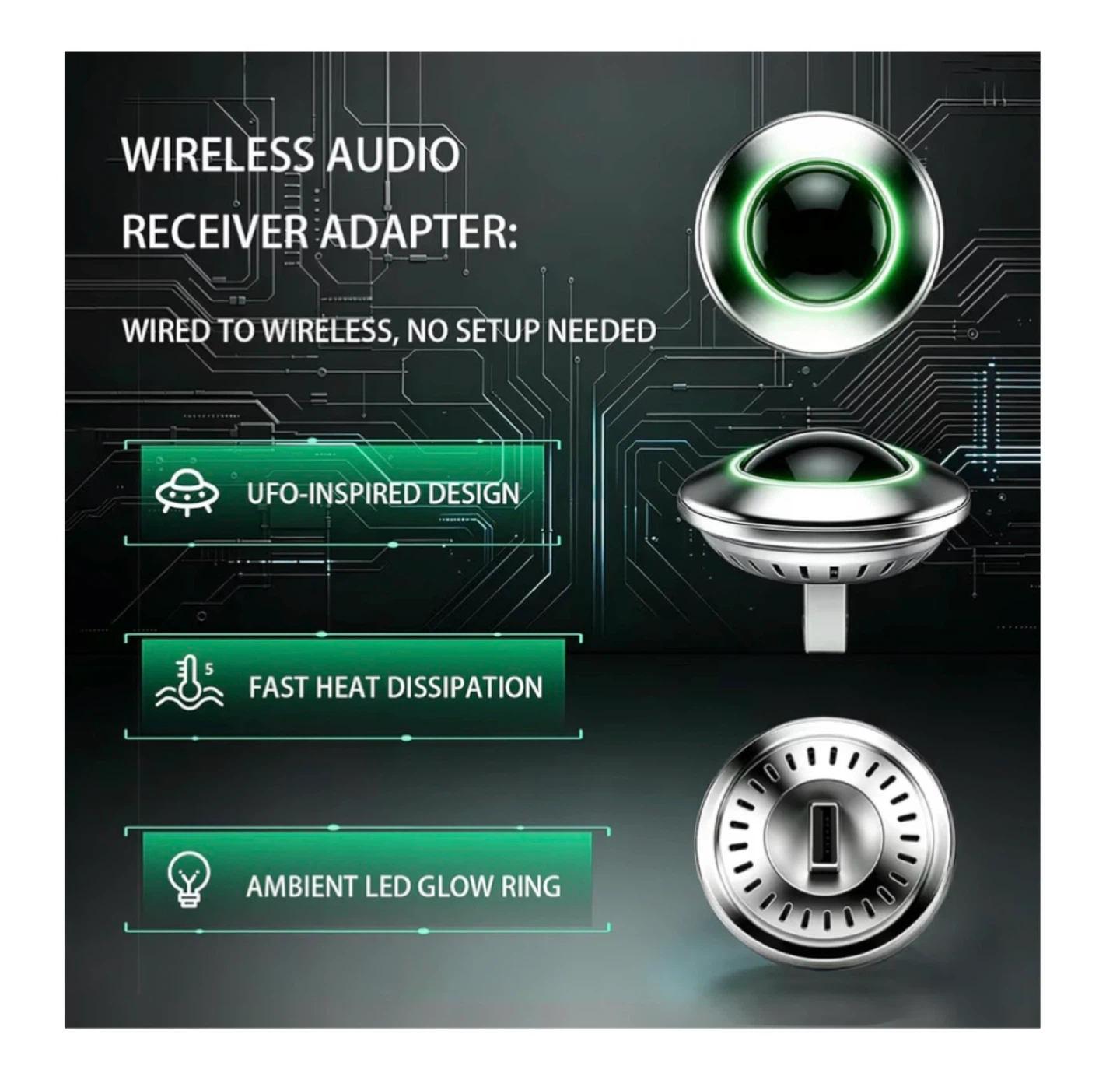 Brand new UFO-Shaped Wireless CarPlay Adapter - photo 4
