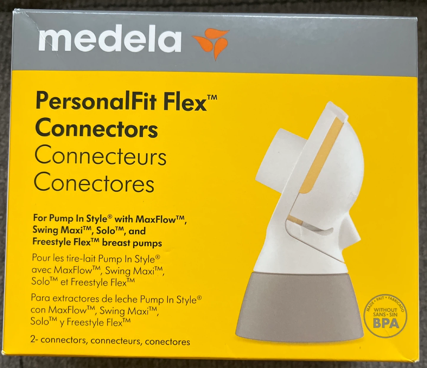 NEW - Medela PersonalFit Flex Connectors for Breast Pumps