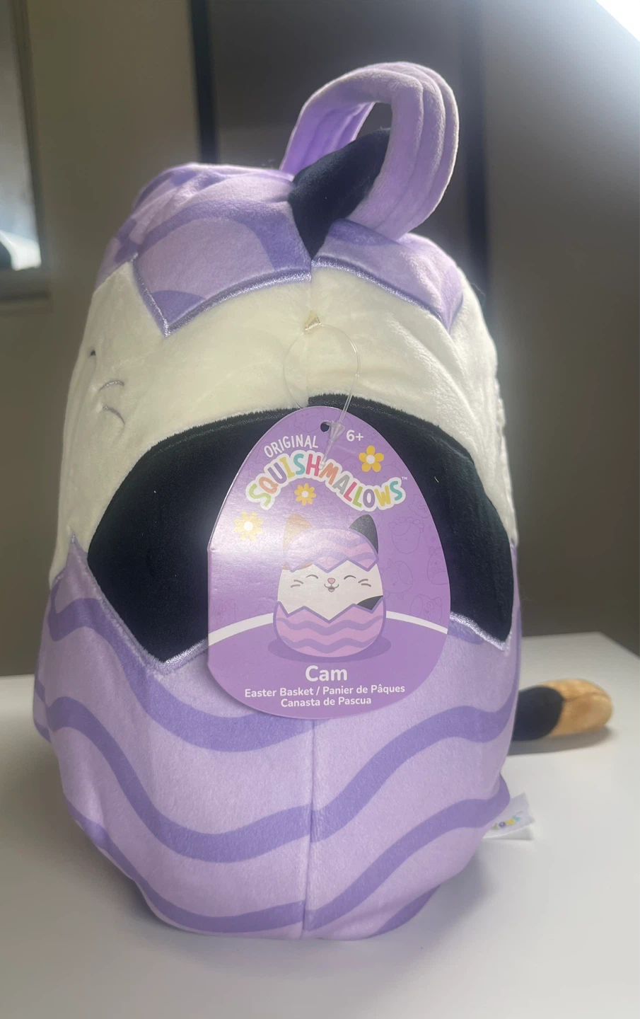 Squishmallows Cam the Cat Plush Basket Toy - photo 2