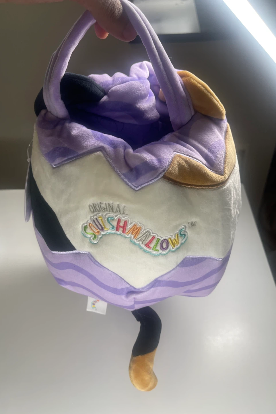 Squishmallows Cam the Cat Plush Basket Toy - photo 4