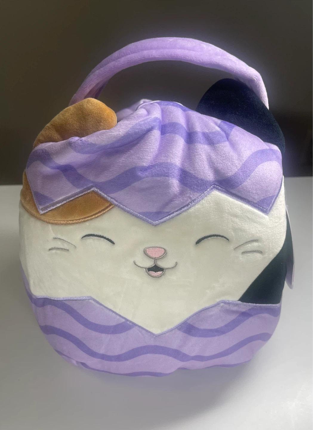 Squishmallows Cam the Cat Plush Basket Toy