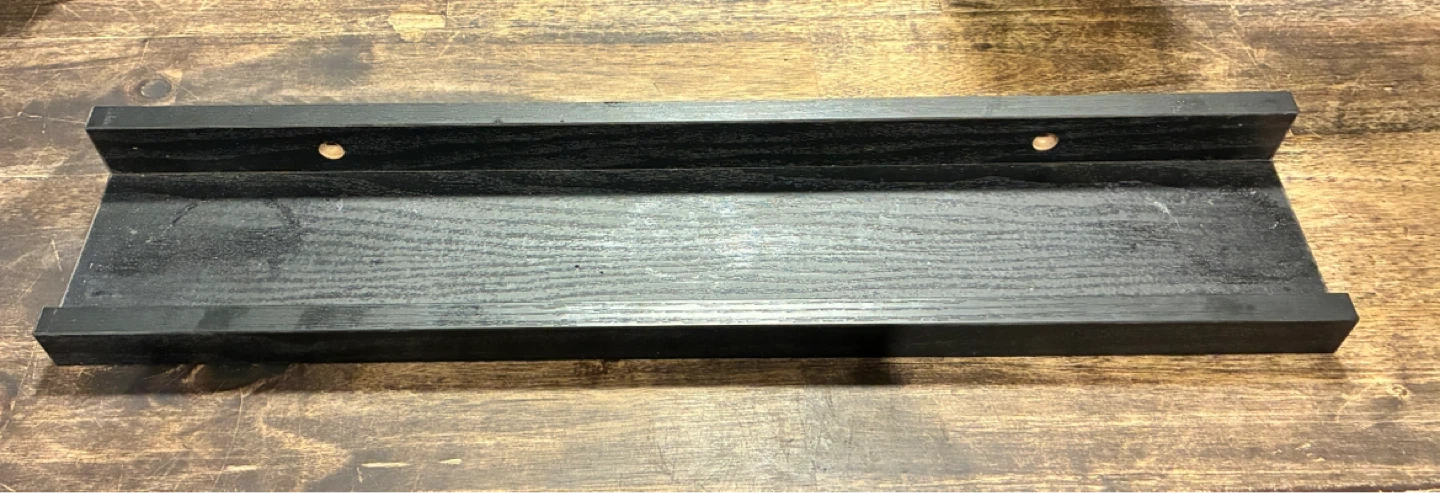 Black Floating Shelf