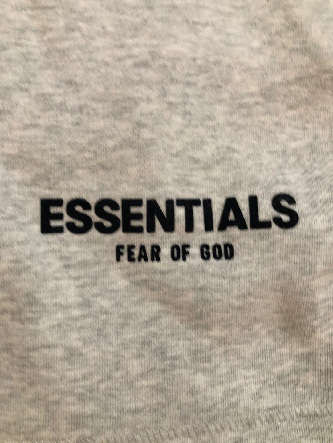 ESSENTIALS Fear of God Grey Sweat Shorts - photo 2