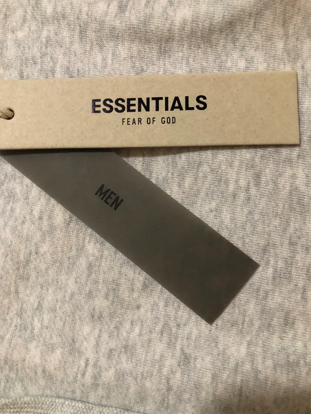 ESSENTIALS Fear of God Grey Sweat Shorts - photo 3