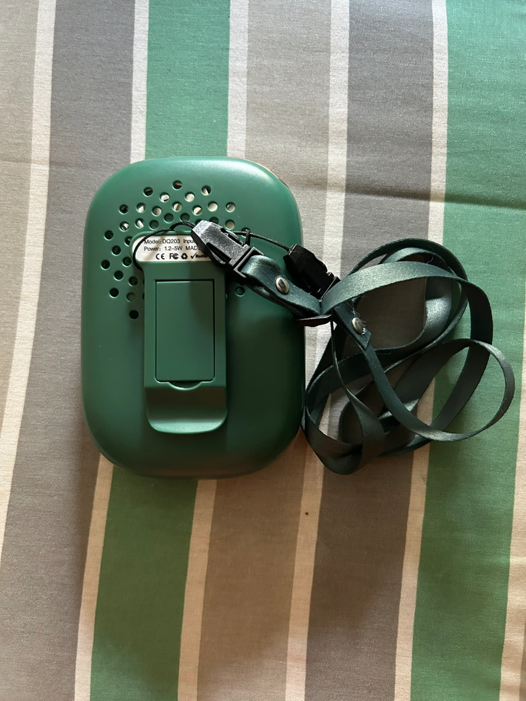 Green Portable Neck Fan - photo 2