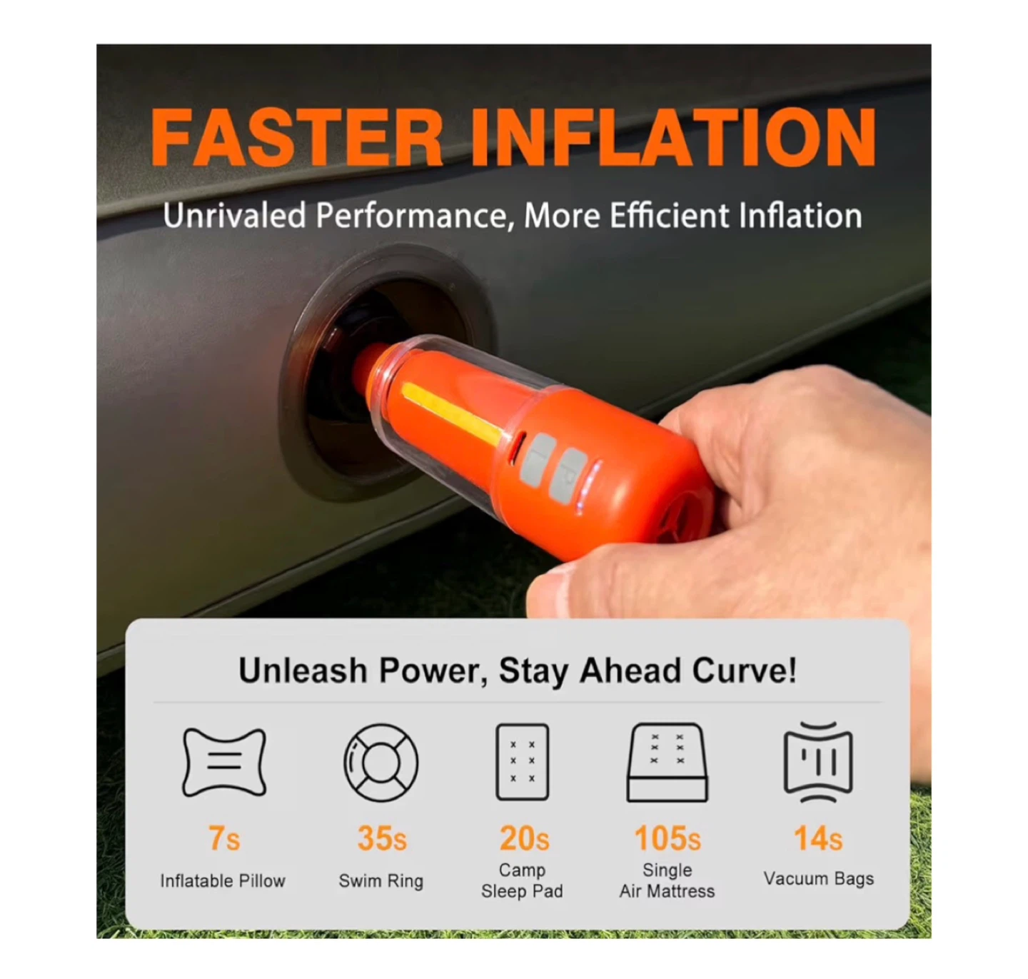 Brand new Portable Air Pump for Inflatables 430L - photo 5