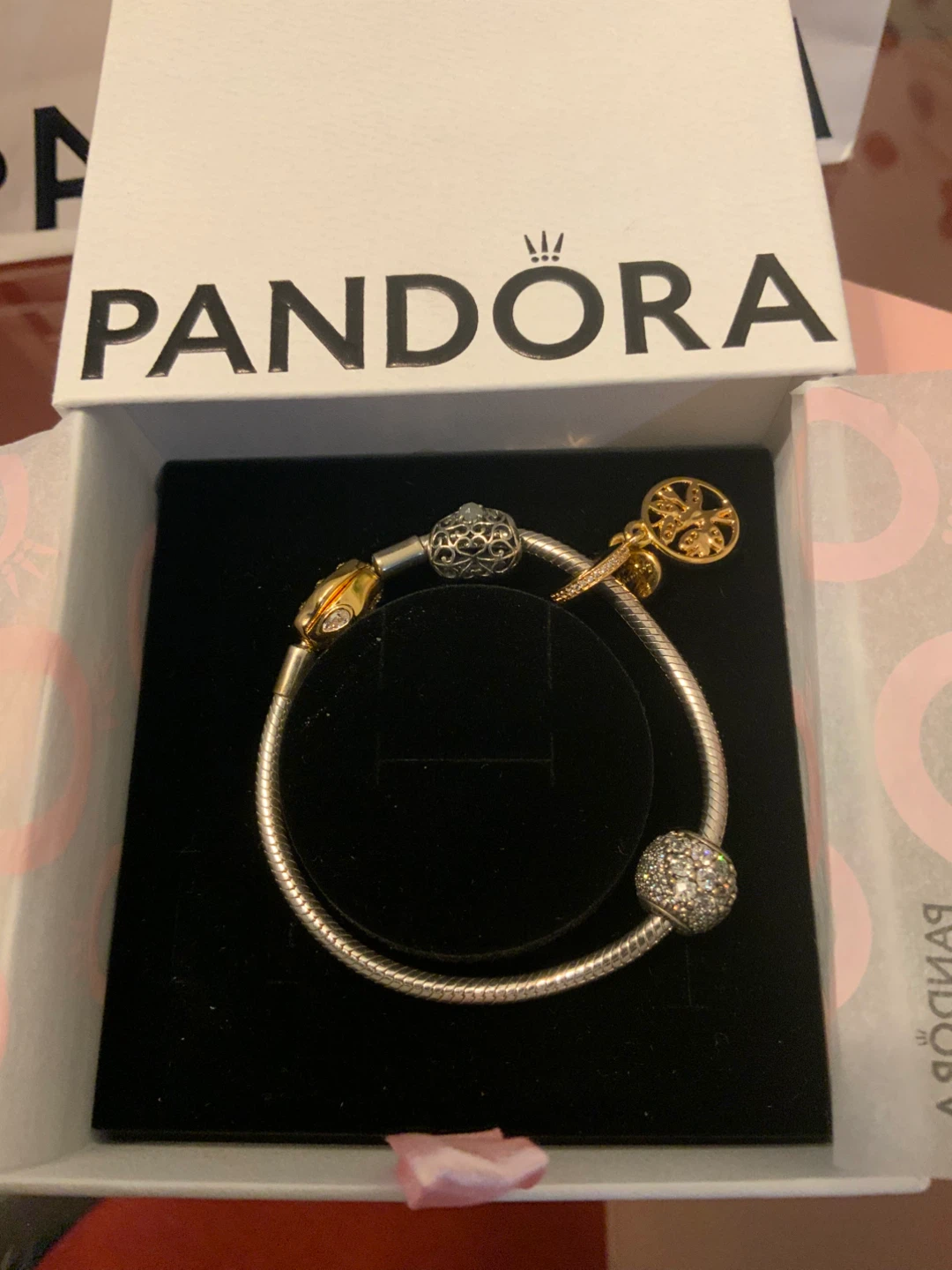 Pandora Charm Bracelet with Charms