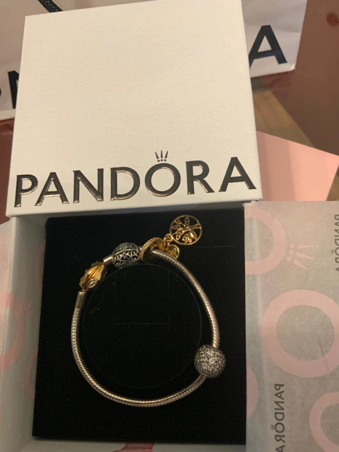 Pandora Charm Bracelet with Charms - photo 2