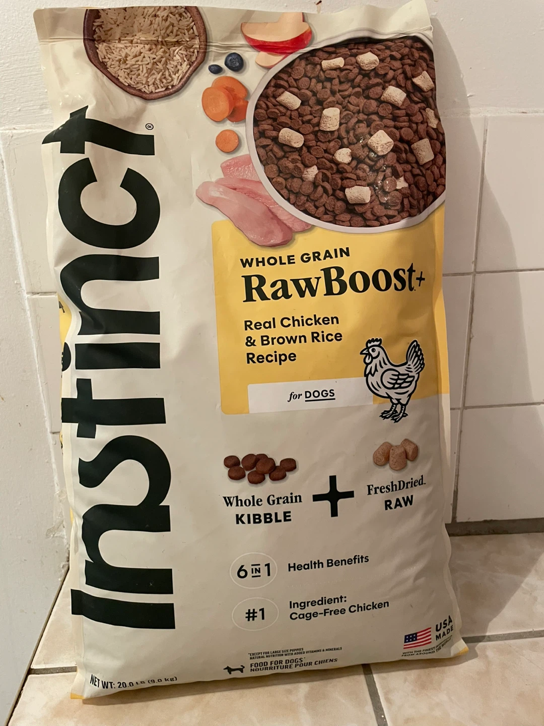 20lbs Brand New Instinct Dog Food