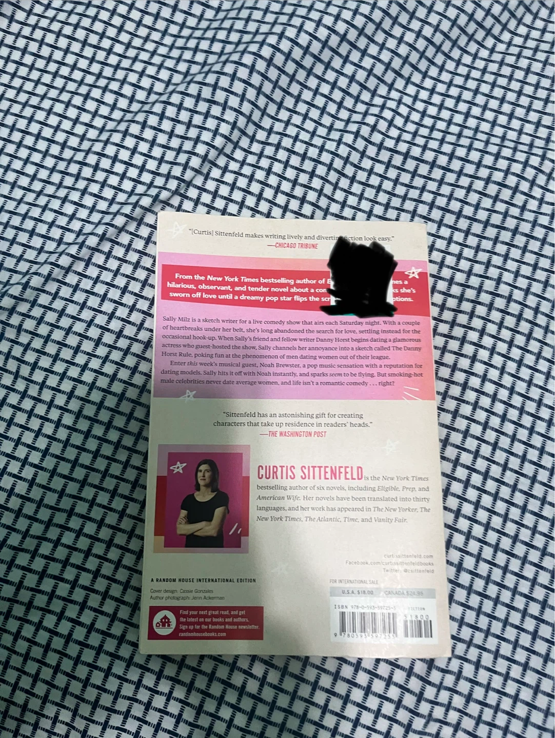 Romantic Comedy by Curtis Sittenfeld Paperback Novel - photo 2