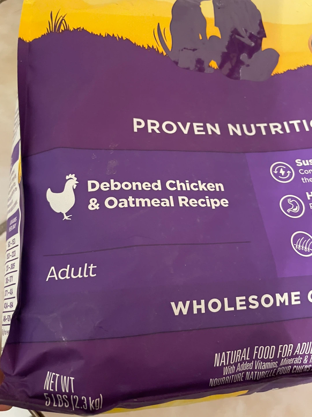 5lbs Wellness Dog Food - photo 3