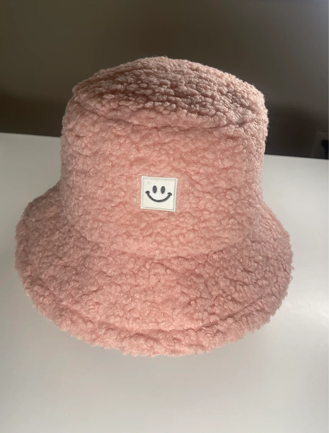 Happy Teddy Bucket Hat - Pink