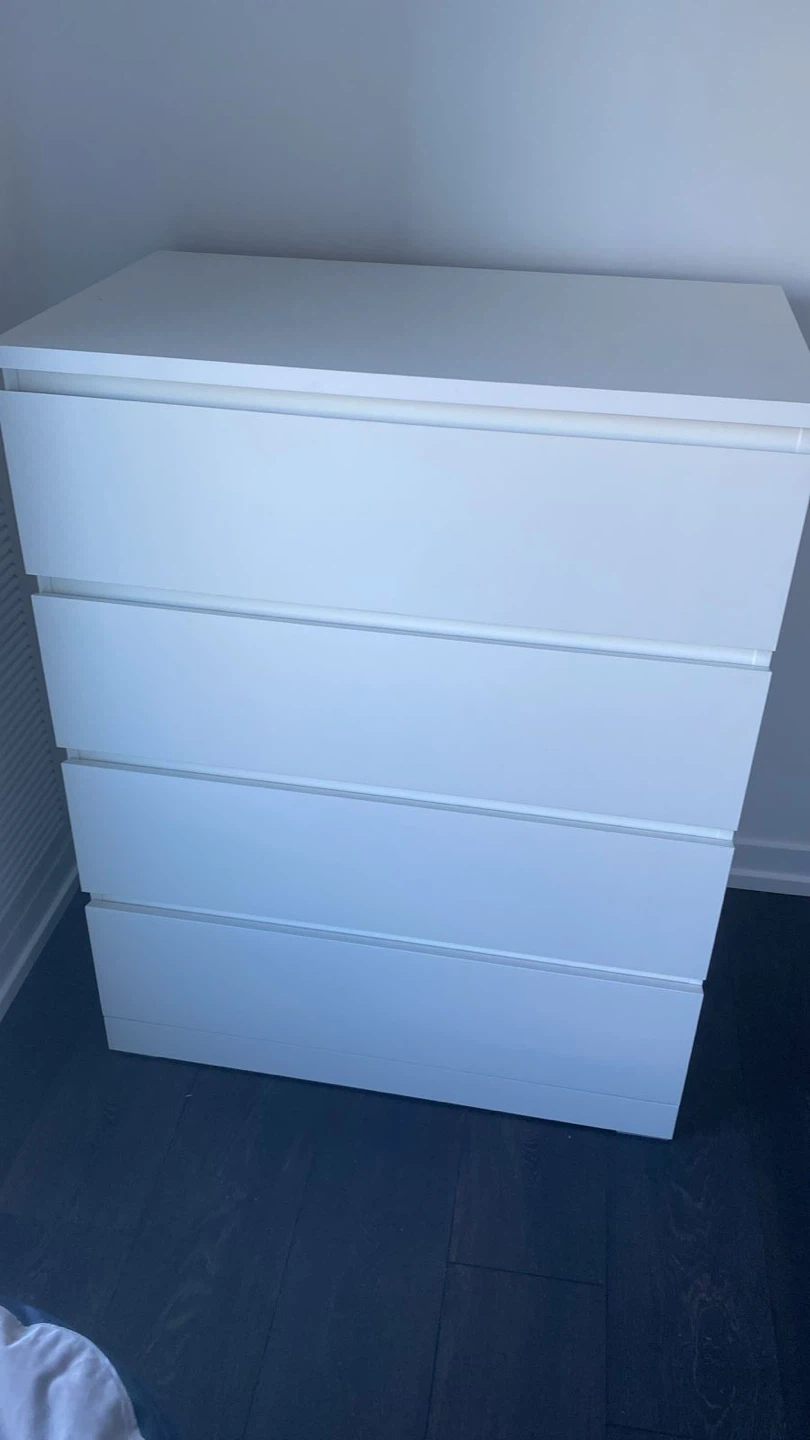 IKEA White 4-Drawer Dresser