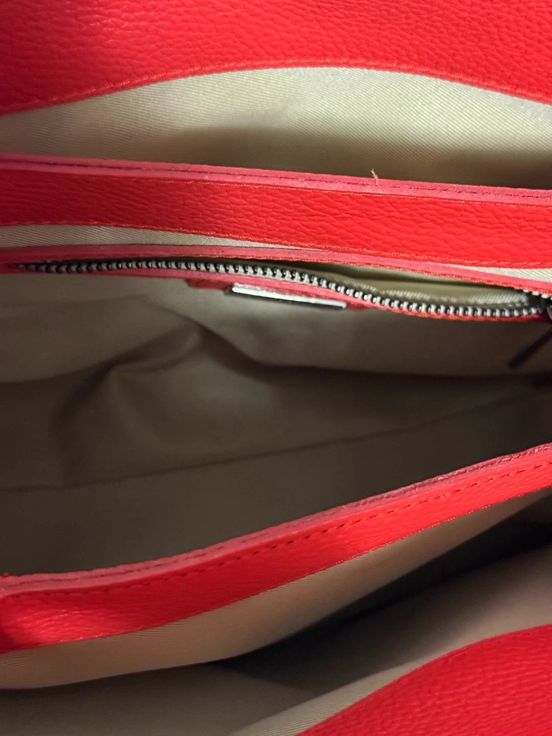 Red Leather Handbag - photo 5