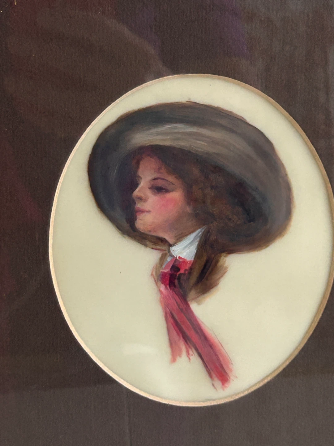 Framed Vintage Portrait of a Woman - photo 4