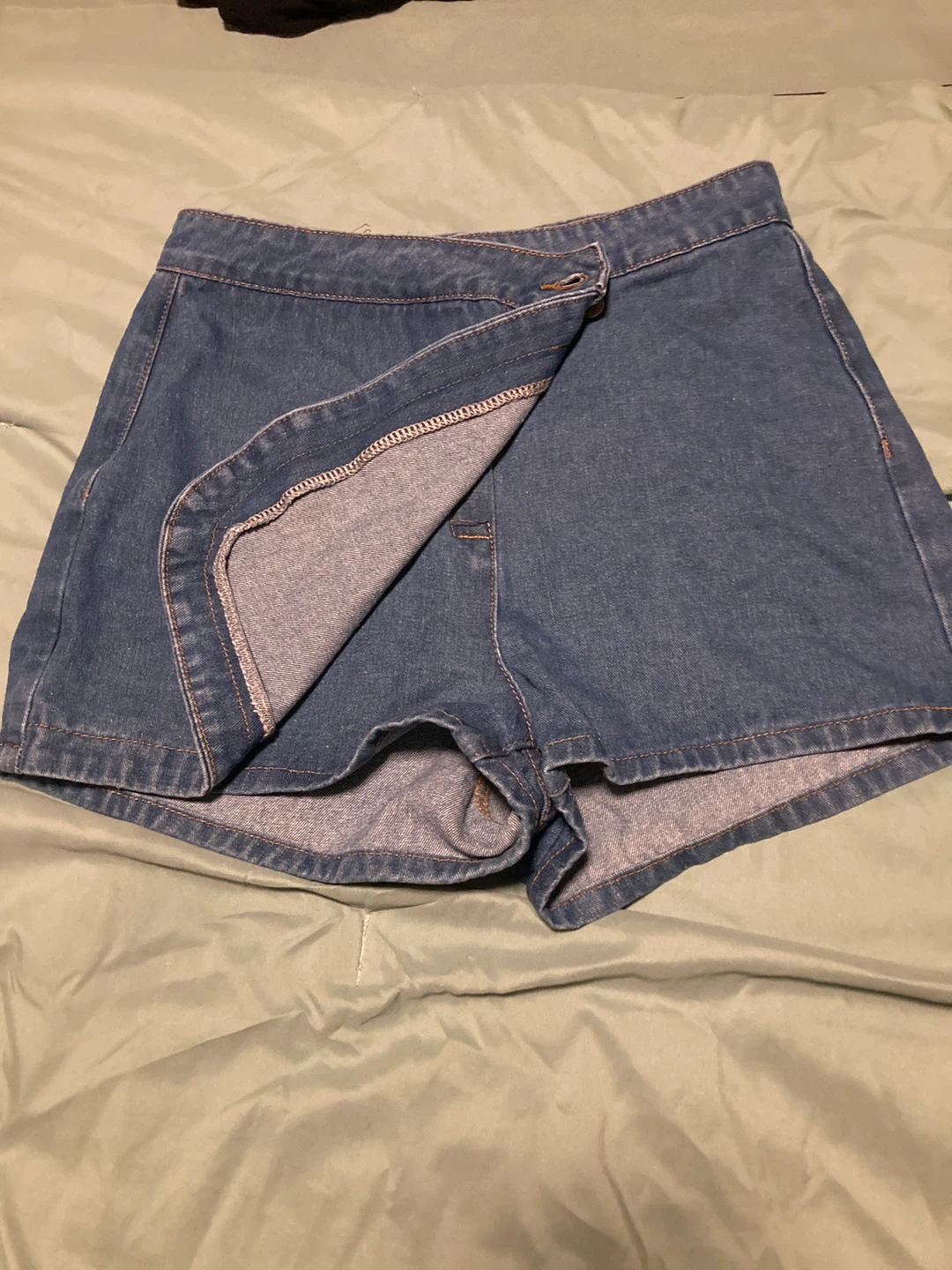 Denim Skirt Shorts